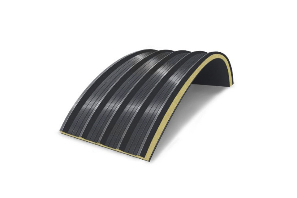 Арочная сэндвич-панель PIR (ПИР), 1200х80 мм, 0.5/0.5, Norman